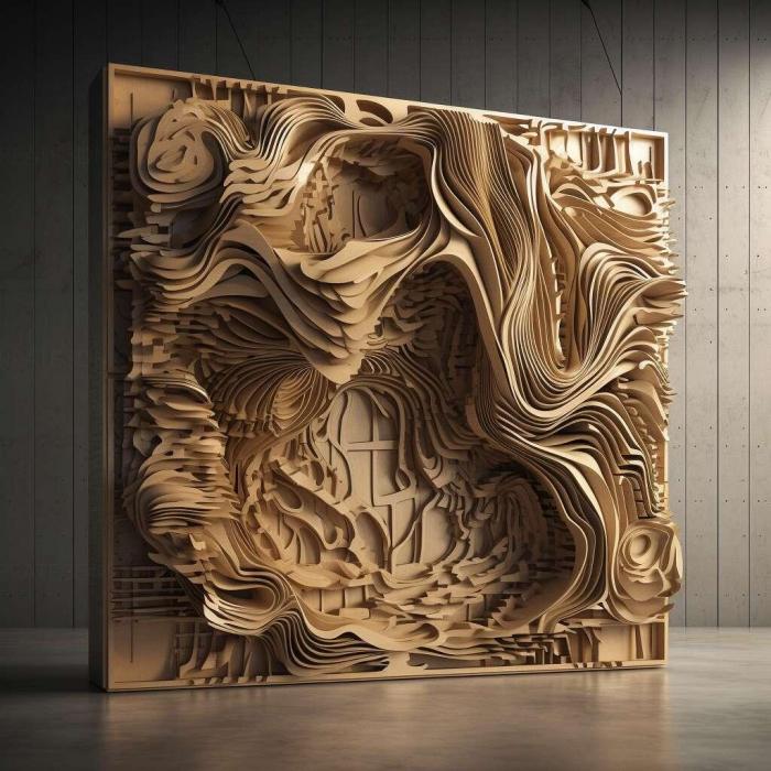 نموذج ثلاثي الأبعاد لآلة CNC 3D Art 